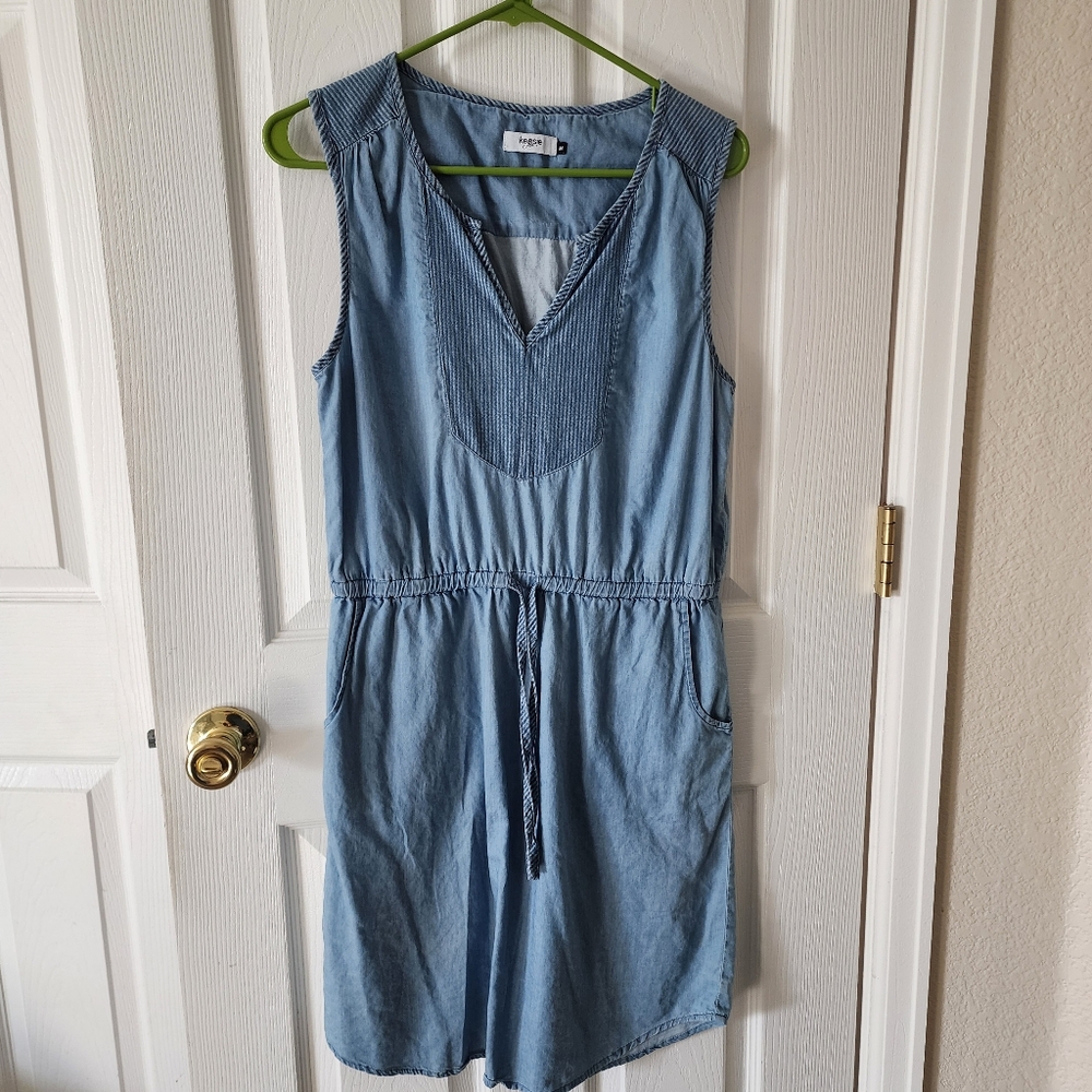Kensie Light Blue 100% Cotton Dress